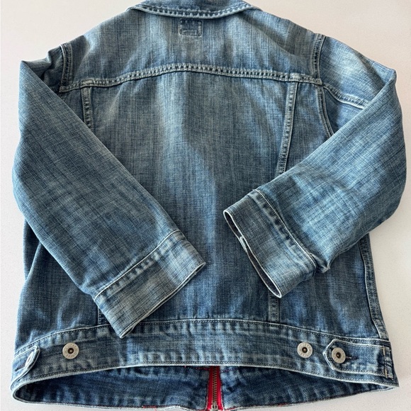 Lucky Brand Vintage Jean Jacket 3/4 Length Sleeves. - Picture 8 of 9